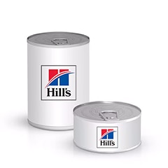 White Hill's pet food cans