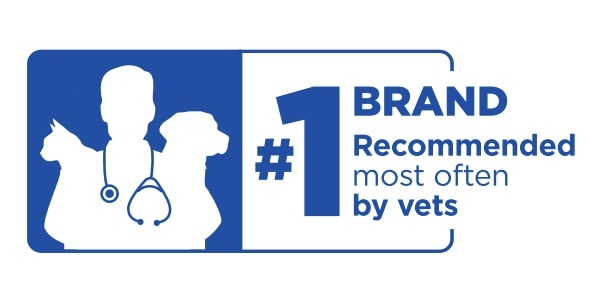 #1 Brand Recommended most often by vets Logo