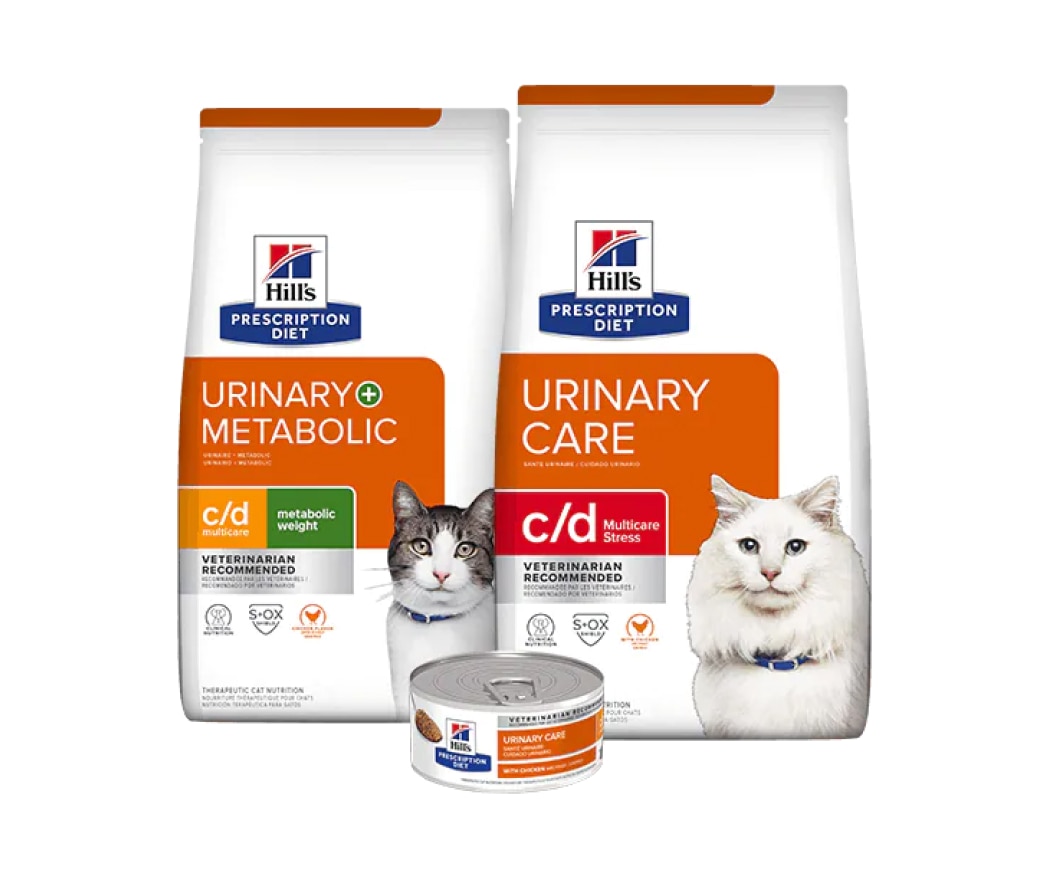 Prescription Diet Urinary Care cat food range